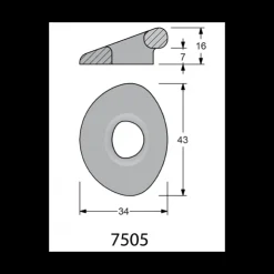 New Antal Pad-Eye pour Dyneema