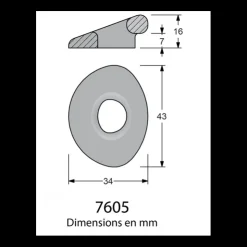 New Antal Pad-Eye pour Dyneema