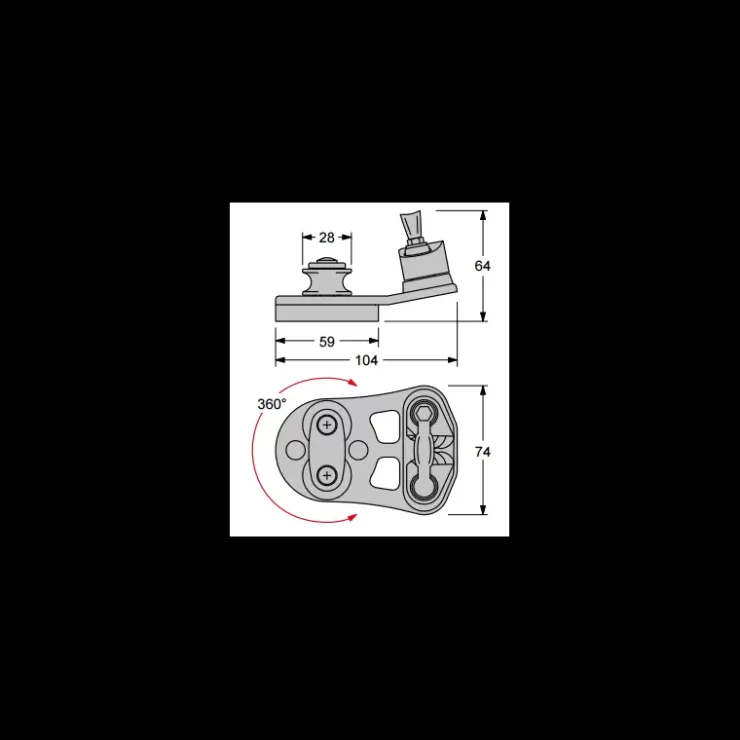 Hot Antal Servo Cleat sur tourelle