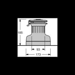 Clearance Antal Winch 2 vitesses XT44