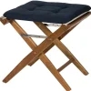 Clearance ARC Marine Tabouret toile rembourrée bleu