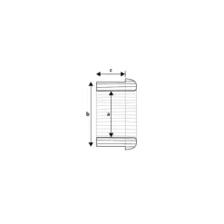 Discount ARC Marine ARC Passe-doigt teck - sachet de 12 pièces