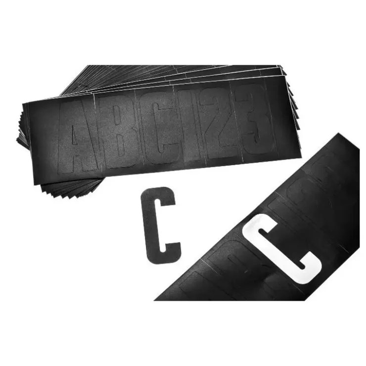 Online Attwood Kit lettres immatriculation noir