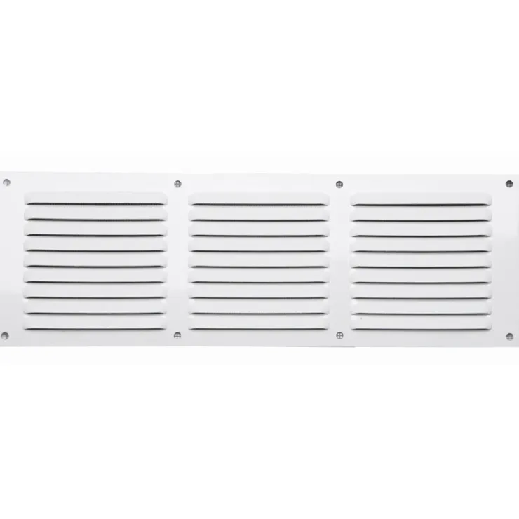Autogyre Grille alu blanche 300 x 100 mm | aération 63 cm²