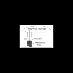 Autoterm Collier de fixation admission d'air
