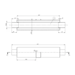 Clearance Autoterm Silencieux d'échappement inox ø 38 mm