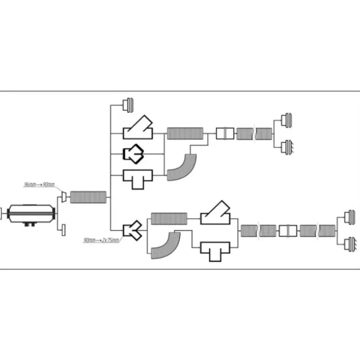 Clearance Autoterm Sortie air fixe Ø 60 mm