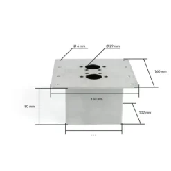 Discount Autoterm Support de montage plancher 4D