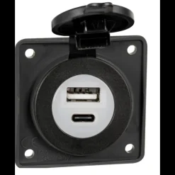 Hot Berker Prise USB double USB Type-A + Type-C integro