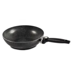 Sale BIALETTI Wok aluminium manche repliable