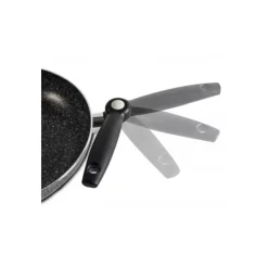 Sale BIALETTI Wok aluminium manche repliable