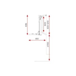 Hot BR-Systems Bike Lift Short Rail