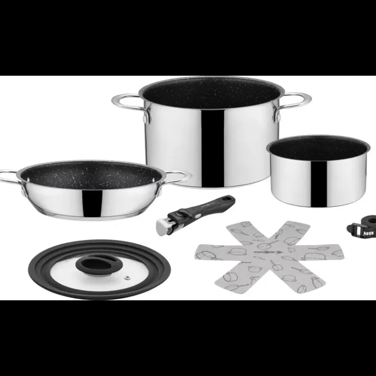 Outlet Brunner Batterie de cuisine Academy NG 5 pièces + 1