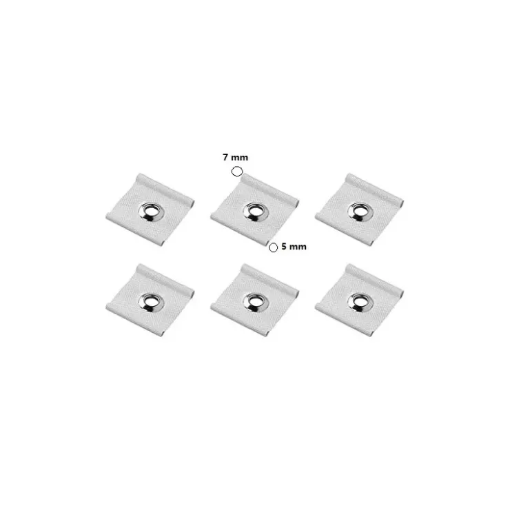 Best Camp4 Lot de 6 oeillets avec jonc 5 + 7 mm