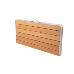 Outlet Camp4 Table pliante en bambou 2-4 personnes