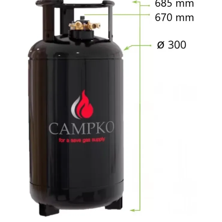 Hot CAMPKO Bouteille GPL rechargeable 36 L