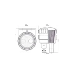 New CAN-SB Filtre eau de mer moteur