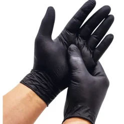 Best CAR SYSTEM Boite de 100 gants nitrile noir