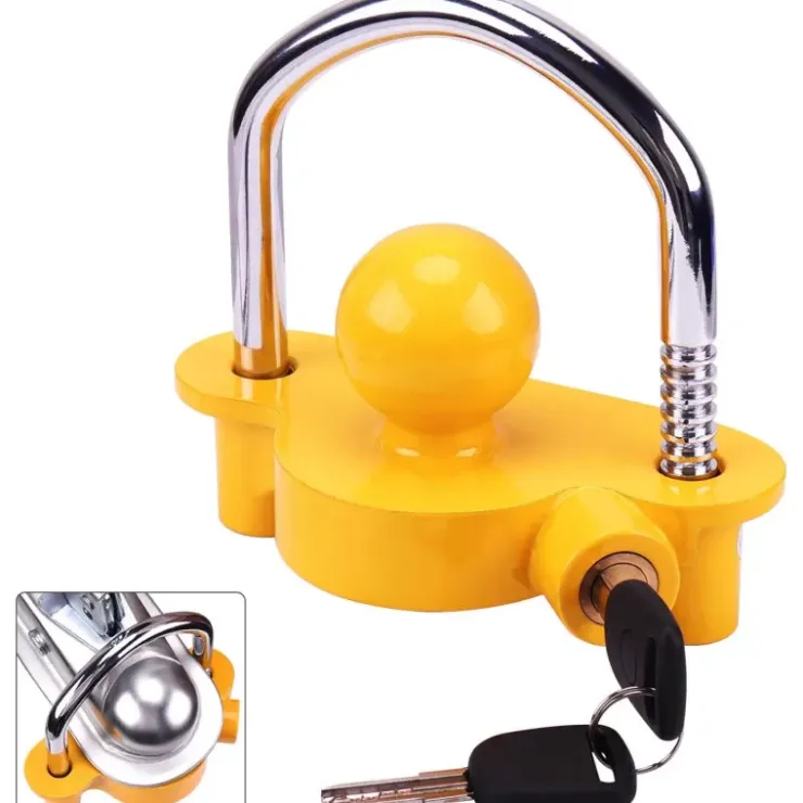 New Carbest Antivol en U avec 2 clés pour attelage