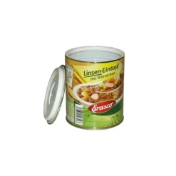 Hot Carbest Coffre-fort boite de conserve lentilles