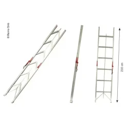 Discount Carbest Echelle pliable 2,10 m