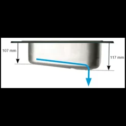 Outlet Carbest Evier incliné Vanstream | 325 x 245 mm