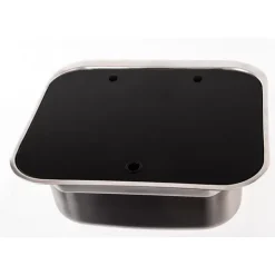 Clearance Carbest Evier inox à couvercle| 415 x 365 mm