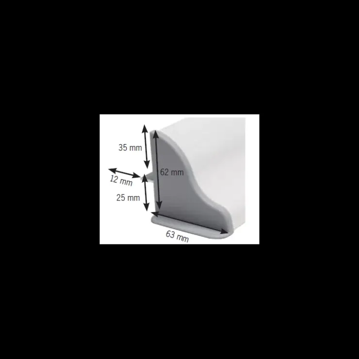 Online Carbest Fixation panneau solaire 410 mm | Blanc