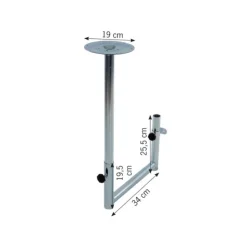 Hot Carbest Pied de table en U pivotant