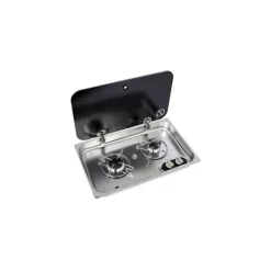 Hot Carbest Réchaud 2 feux  - 530 x 326 mm