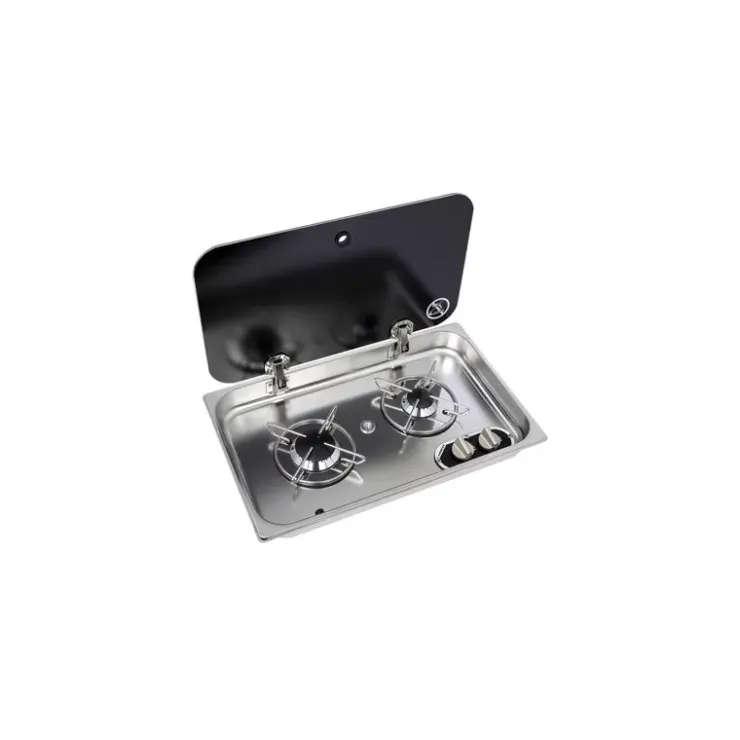 Hot Carbest Réchaud 2 feux - 530 x 326 mm