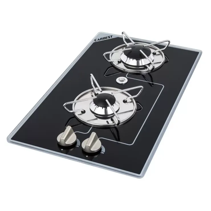 Sale Carbest Réchaud cristal 2 feux | 500 x 300 mm