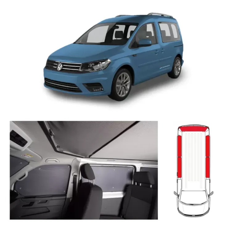 Best Carbest Rideaux isolants arrière 5 pièces | VW Caddy 3