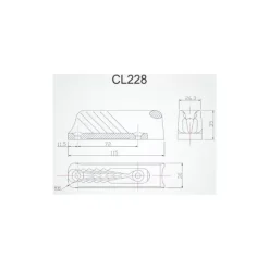 Clamcleat CL228