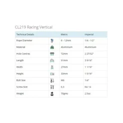 Hot Clamcleat CL219