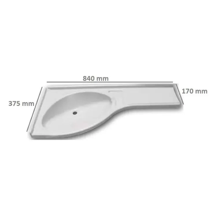 Outlet Comet Lavabo avec retour
