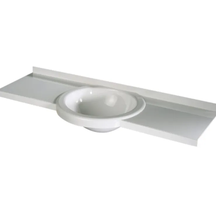 Clearance Comet Lavabo avec tablettes 900 x 270 mm