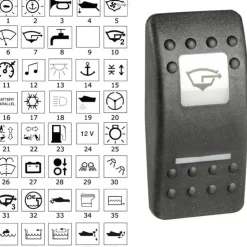 Hot Carlingswitch CS Façade noire interrupteur Contura II | Surface dure