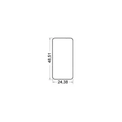 Hot Carlingswitch CS Façade noire interrupteur Contura II | Surface dure