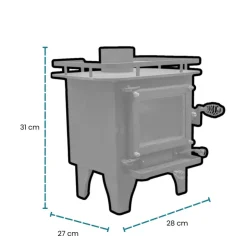 CUBIC Mini | Poêle à bois 4 kW