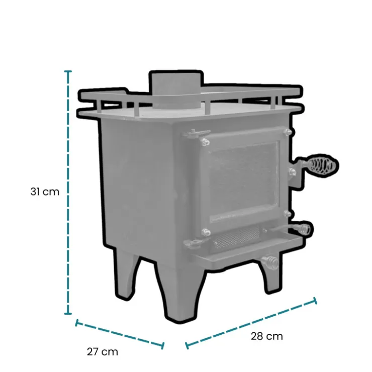 CUBIC Mini | Poêle à bois 4 kW