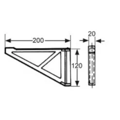 Outlet Decmo Console pivotante ABS 200 mm