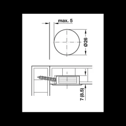 Clearance Decmo Lot de 10 inserts d'assemblage oblique