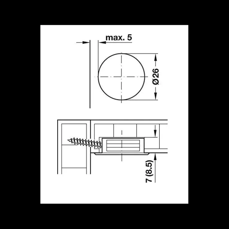 Clearance Decmo Lot de 10 inserts d'assemblage oblique