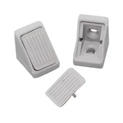 Discount Decmo Lot de 10 équerres d'assemblage 2 trous avec cache