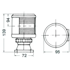 Hot DHR 35 Feux de navigation - 20 m 24V