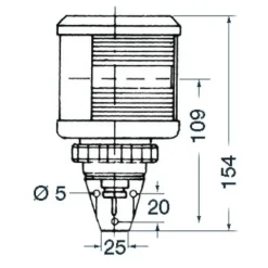 Hot DHR 35 Feux de navigation - 20 m 24V