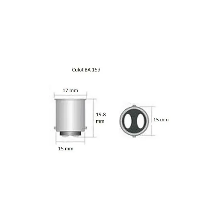 Outlet Dixplay Ampoule à LED culot BA 15d
