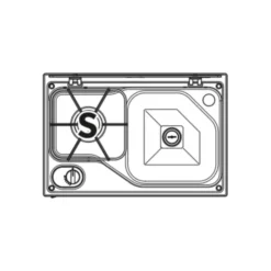 Best Dometic CVC1525G | Combiné évier 1 feux gaz