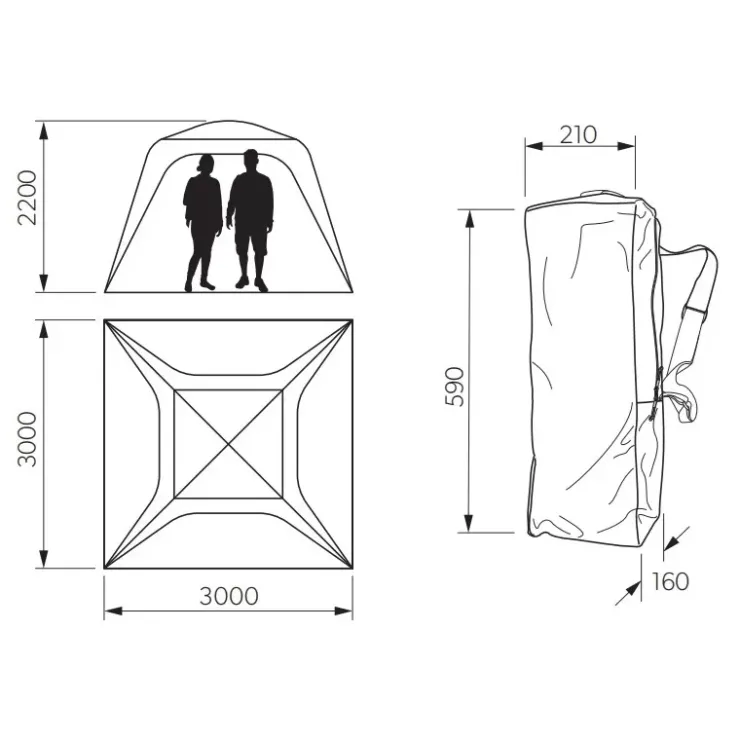 New DOMETIC GO Compact Camp Shelter